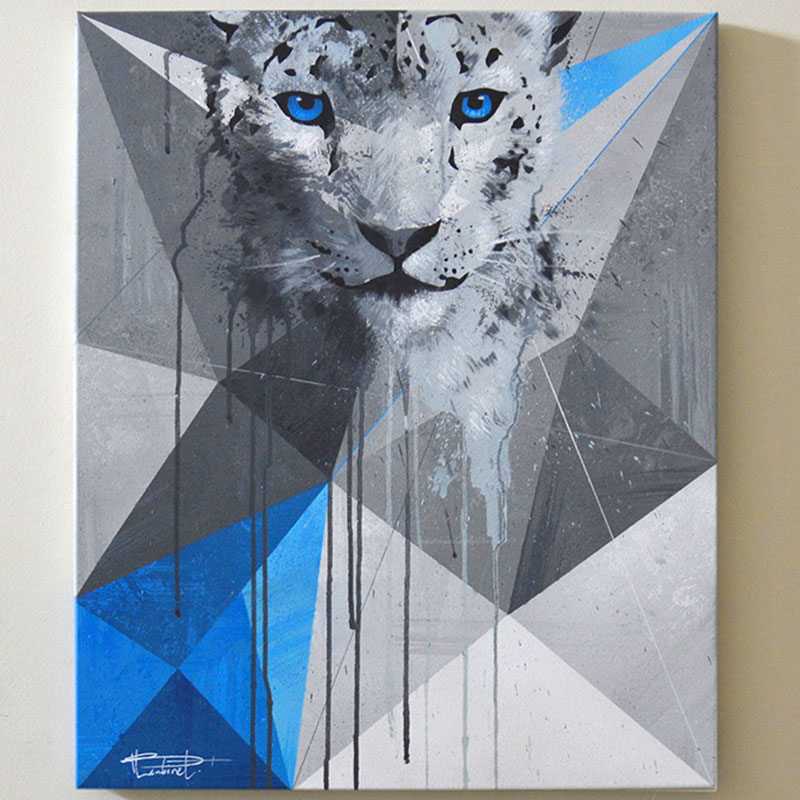 Peinture Snow Leopard apercu
