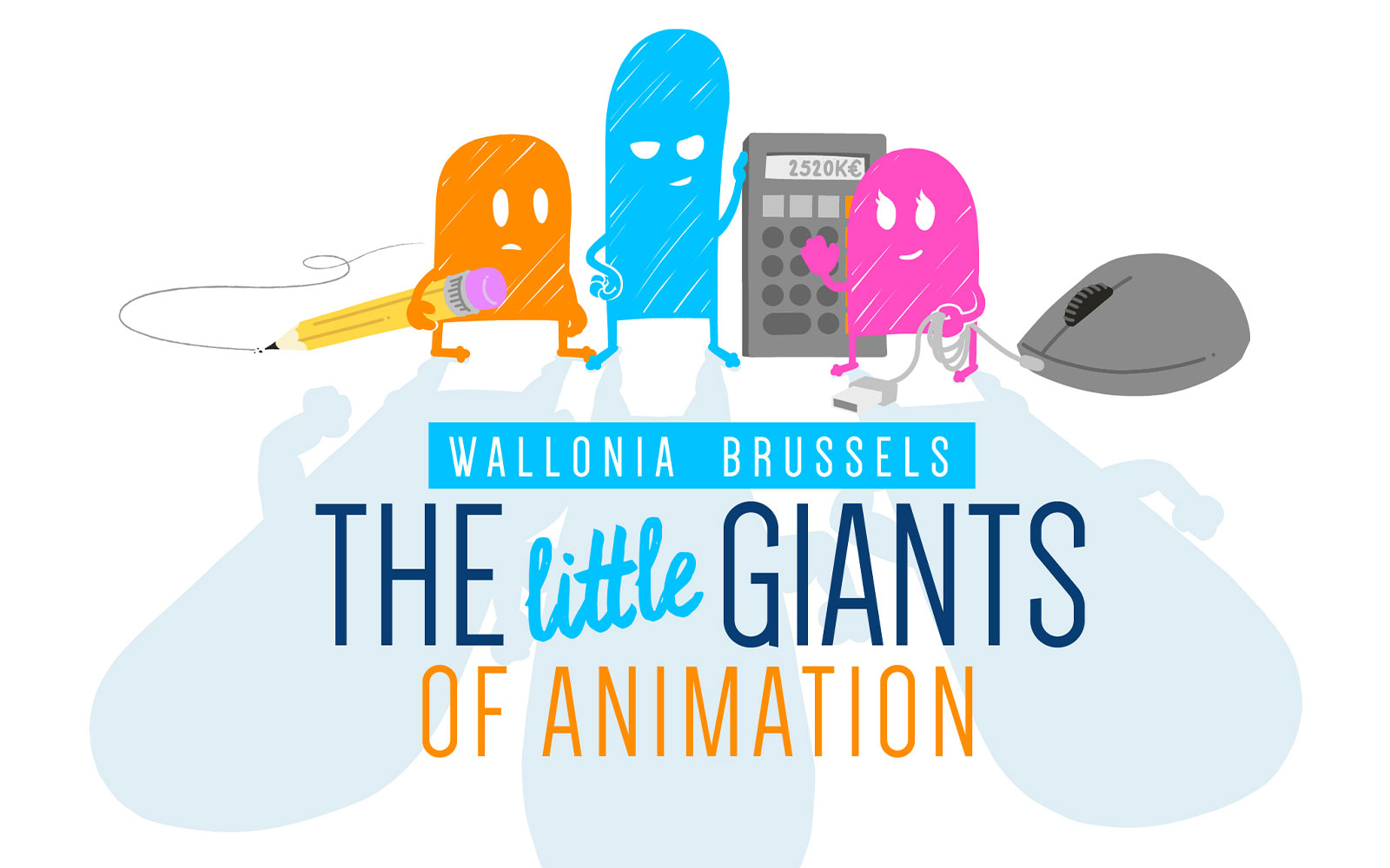 BL-Graphics - The little Giants - Fédération Wallonie Bruxelles - variante logo