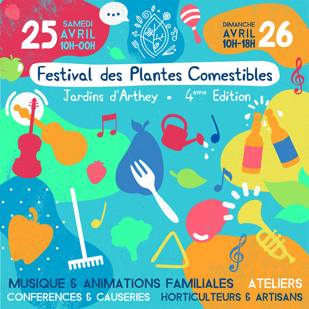 BL-Graphics - Festival des Plantes Comestibles - visuel